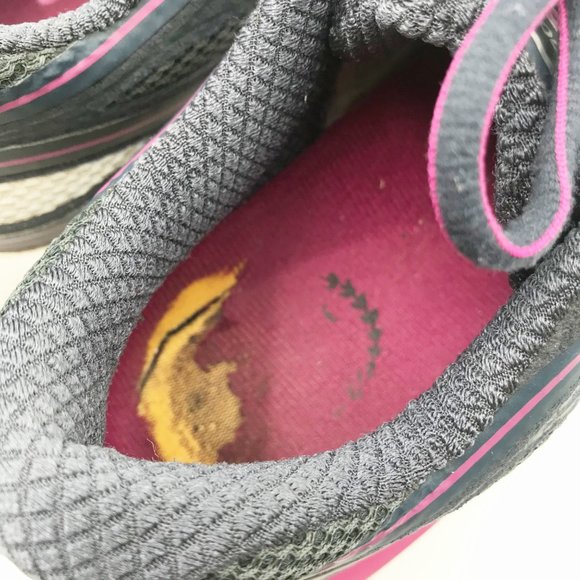 BROOKS Dyad Purple Gray Athletic Running Gym Sneakers Shoes Womens 7 - Picture 9 of 13